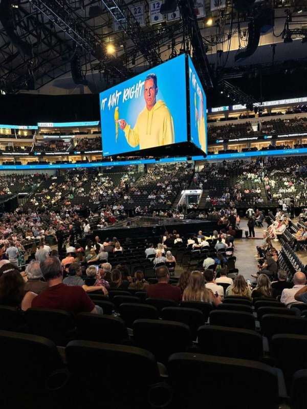 American Airlines Center, section: 106, row: L, seat: 6