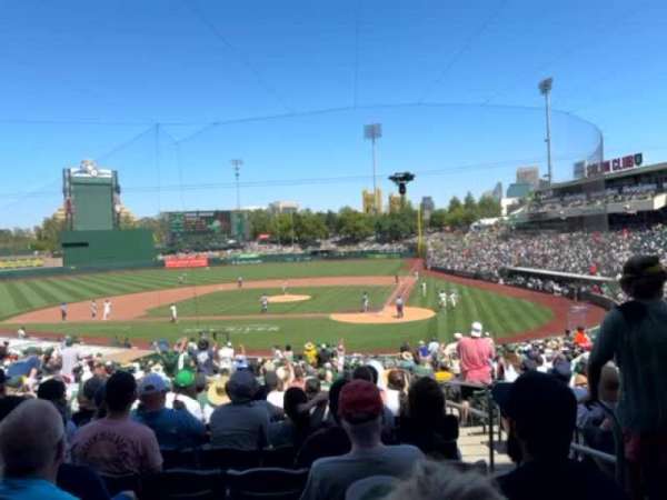Sutter Health Park, section: 115, row: 29, seat: 1