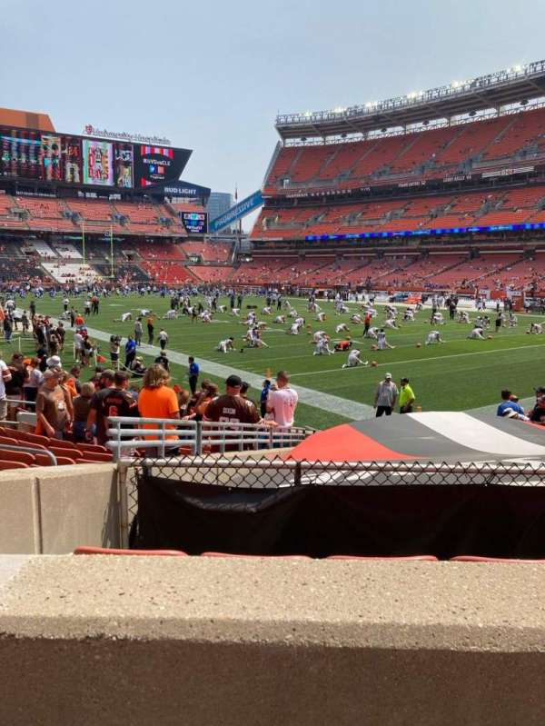 Huntington Bank Field, section: 141, row: 12, seat: 8