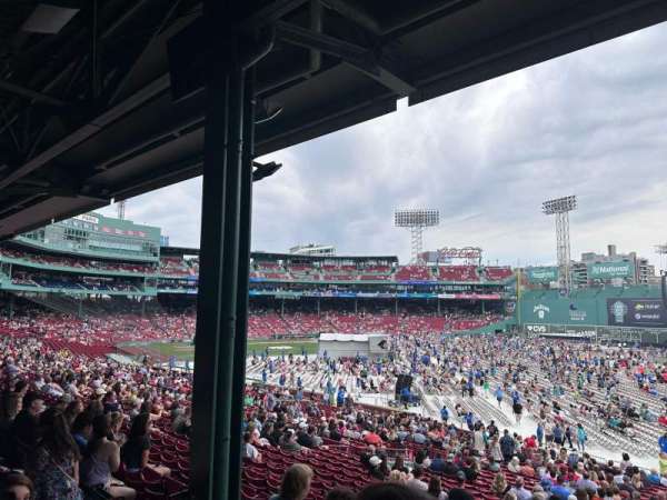 Fenway Park, section: Grandstand 8, row: 4, seat: 2