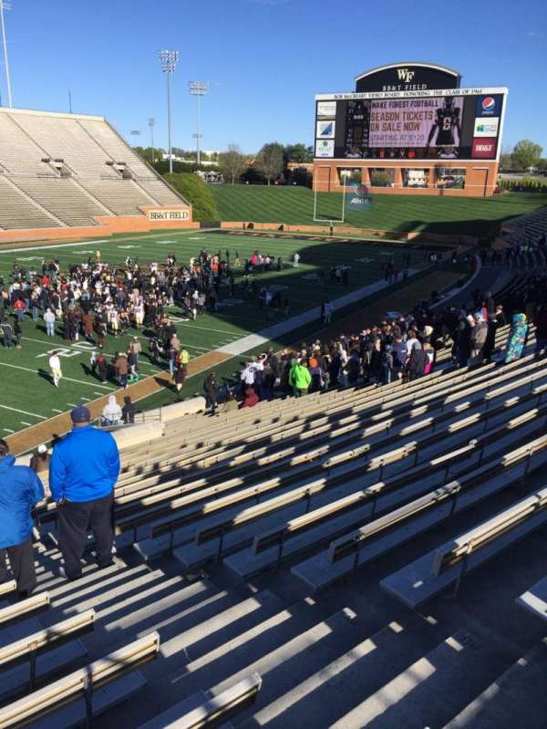 Allegacy Federal Credit Union Stadium, section: 1, row: DD, seat: 5