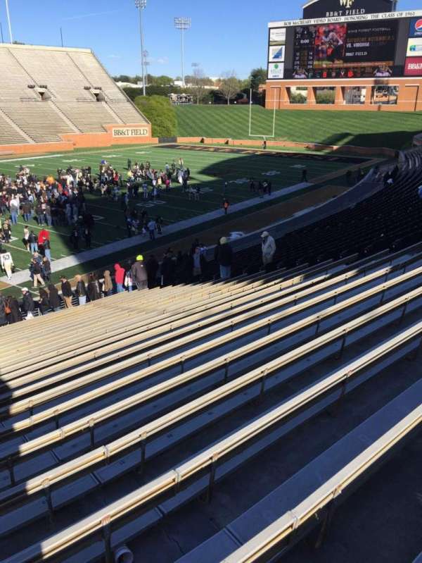 Allegacy Federal Credit Union Stadium, section: 3, row: DD, seat: 24