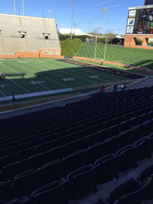 Allegacy Federal Credit Union Stadium, section: 6, row: CC, seat: 23
