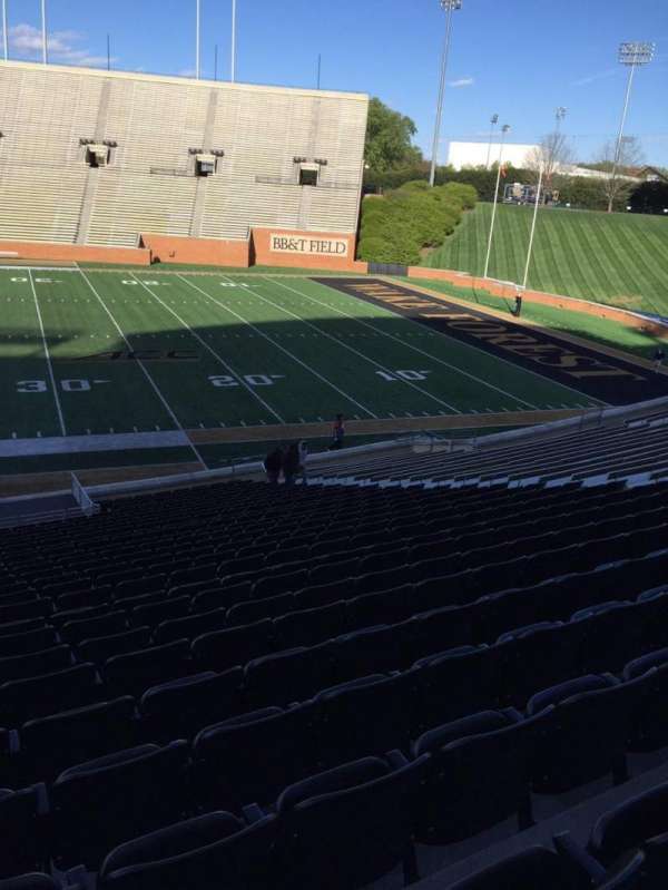 Allegacy Federal Credit Union Stadium, section: 7, row: CC, seat: 19