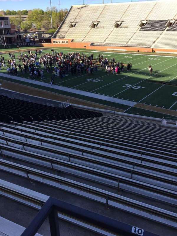 Allegacy Federal Credit Union Stadium, section: 8, row: DD, seat: Handicapped