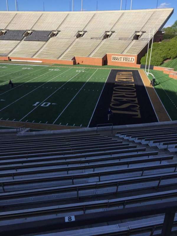 Allegacy Federal Credit Union Stadium, section: 9, row: DD, seat: Handicapped