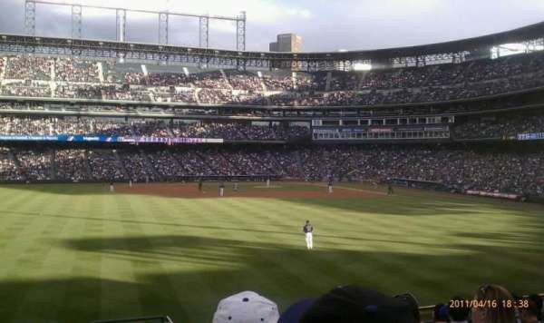 Coors Field, section: 155, row: 12, seat: 2
