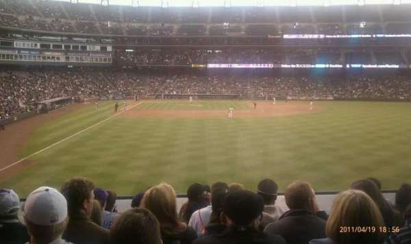 Coors Field, section: 107, row: 9, seat: 15