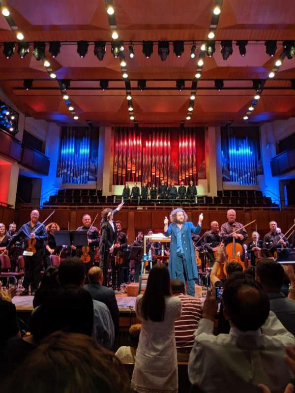 The Kennedy Center Concert Hall, section: Orchestra Front C, row: F, seat: 107