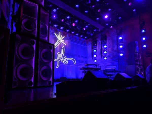 Booth Theatre, section: Orchestra L, row: A, seat: 9