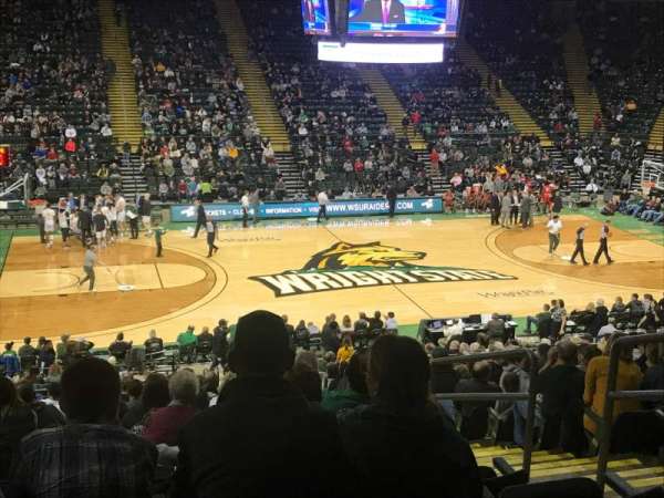 Nutter Center, section: 221, row: 18