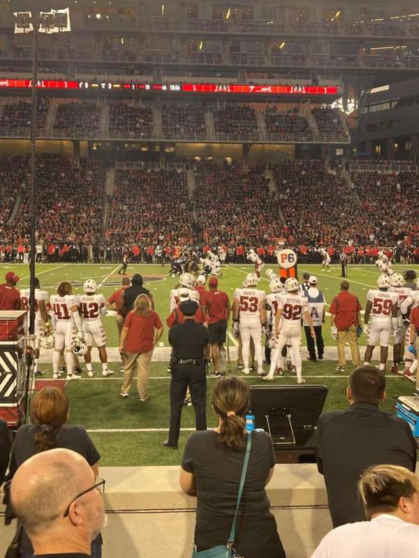 Nippert Stadium, section: 106, row: 8, seat: 11