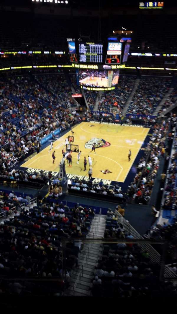 Smoothie King Center, section: 307, row: 2, seat: 2