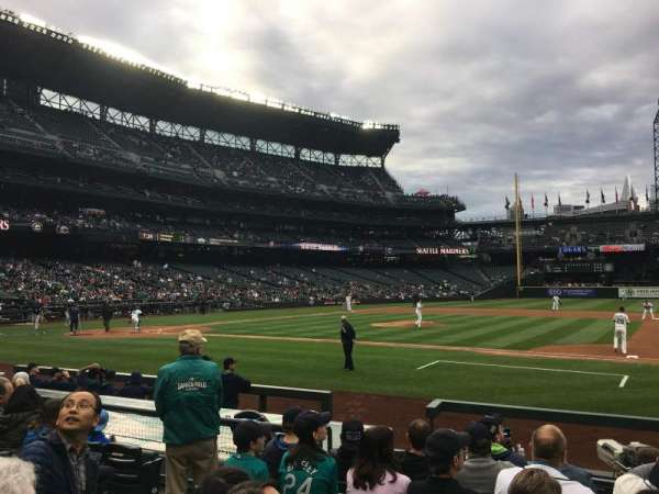 T-Mobile Park, section: 121, row: 10, seat: 8