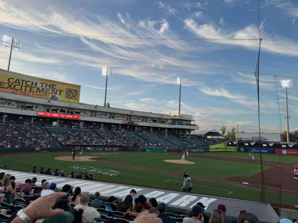 Sutter Health Park, section: 105, row: 13, seat: 1