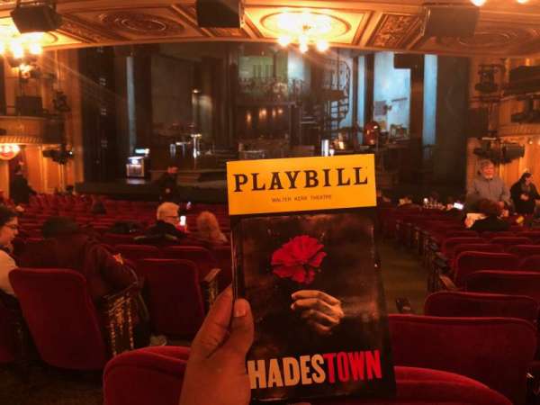Walter Kerr Theatre, section: Orchestra R, row: S, seat: 4
