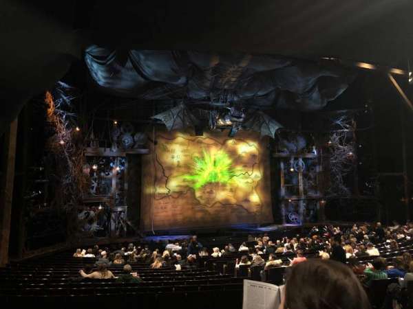 Gershwin Theatre, section: Orchestra L, row: V, seat: 17