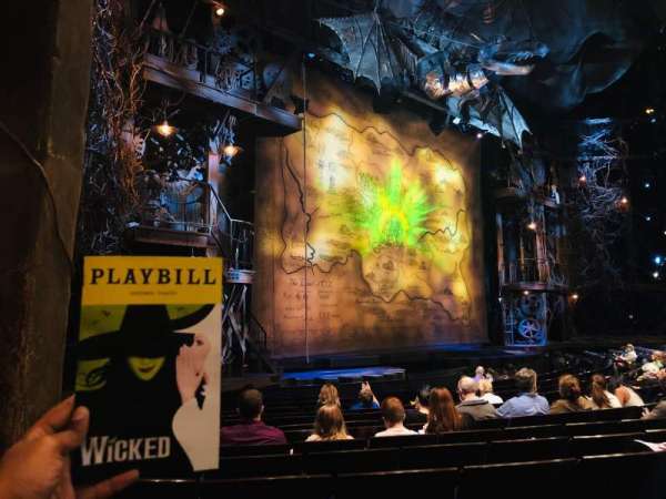 Gershwin Theatre, section: Orchestra L, row: J, seat: 27