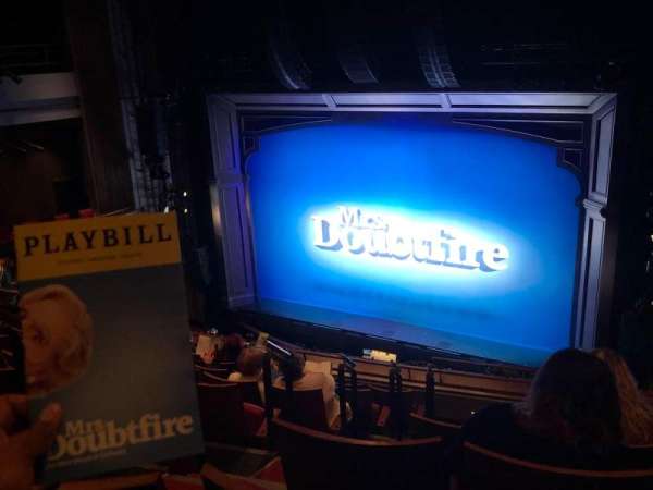 Stephen Sondheim Theatre, section: Mezzanine R, row: HH, seat: 6