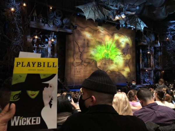 Gershwin Theatre, section: Orchestra L, row: L, seat: 21
