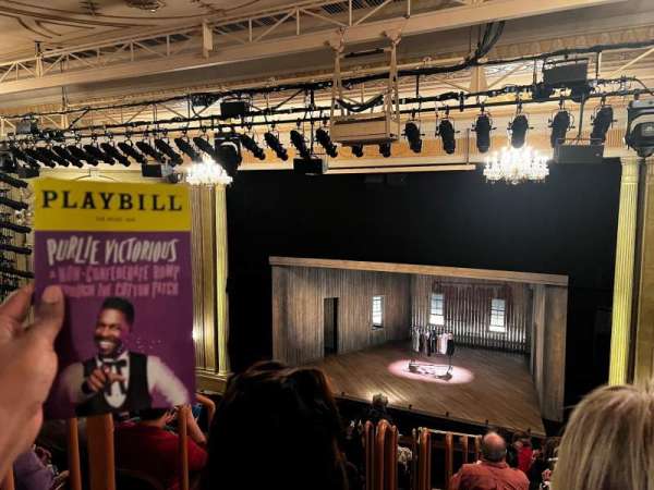 Music Box Theatre, section: Mezzanine R, row: J, seat: 4