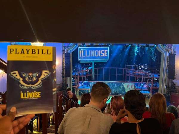 St. James Theatre, section: Mezzanine C, row: R, seat: 114