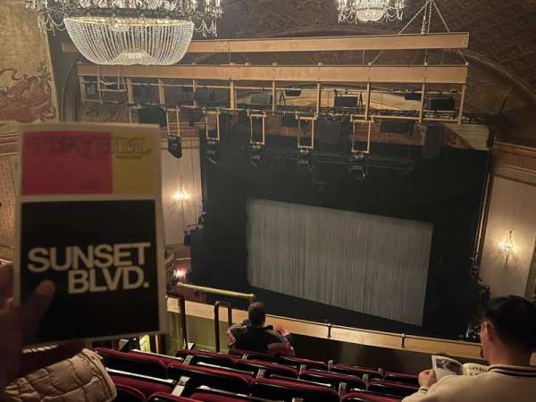 St. James Theatre, section: Balcony R, row: F, seat: 10