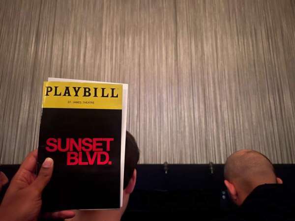 St. James Theatre, section: Orchestra C, row: B, seat: 107
