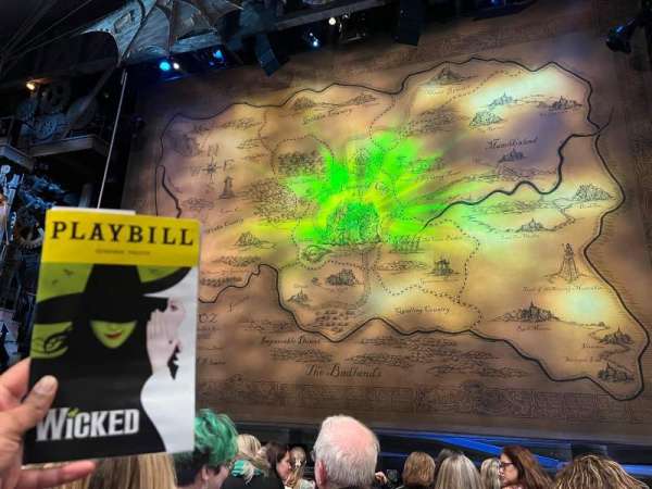 Gershwin Theatre, section: Orchestra C, row: B, seat: 115