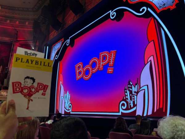 Broadhurst Theatre, section: Orchestra R, row: F, seat: 10