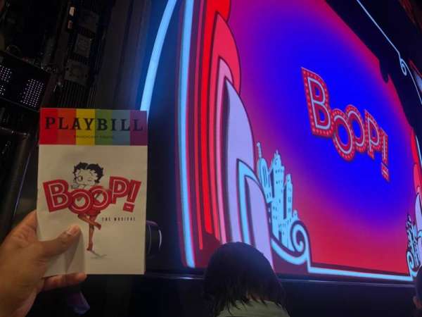 Broadhurst Theatre, section: Orchestra L, row: B, seat: 9