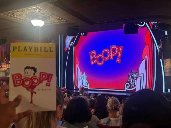Broadhurst Theatre, section: Orchestra R, row: O, seat: 26