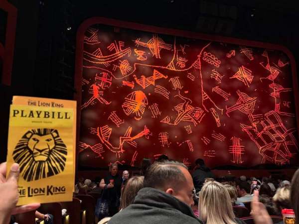 Minskoff Theatre, section: Orchestra C, row: N, seat: 101