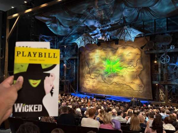 Gershwin Theatre, section: Orchestra R, row: S, seat: 20