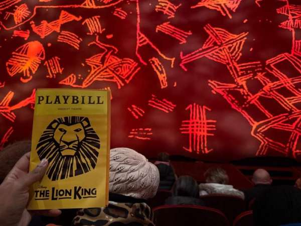 Minskoff Theatre, section: Orchestra C, row: D, seat: 114