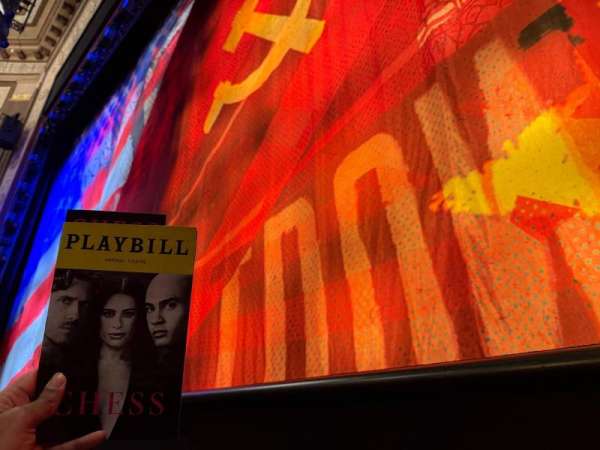 Imperial Theatre, section: Orchestra R, row: BB, seat: 6