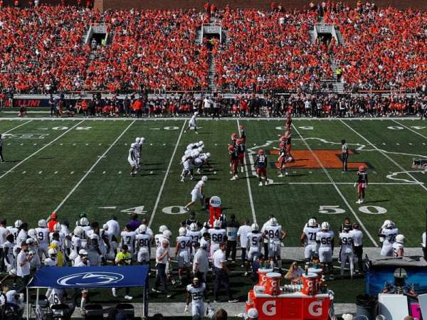 Gies Memorial Stadium, section: 105, row: 35, seat: 29