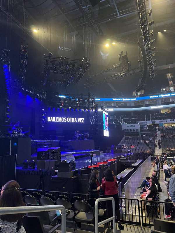 Spectrum Center, section: 106, row: G, seat: 18