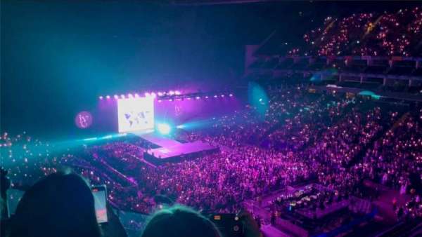The O2, London, section: 407, row: B, seat: 618