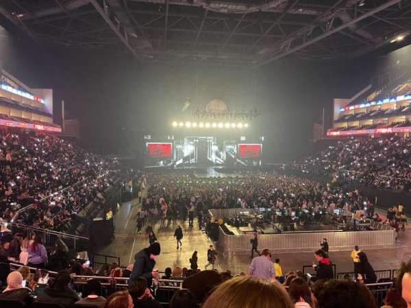 The O2, London, section: 106, row: V, seat: 182