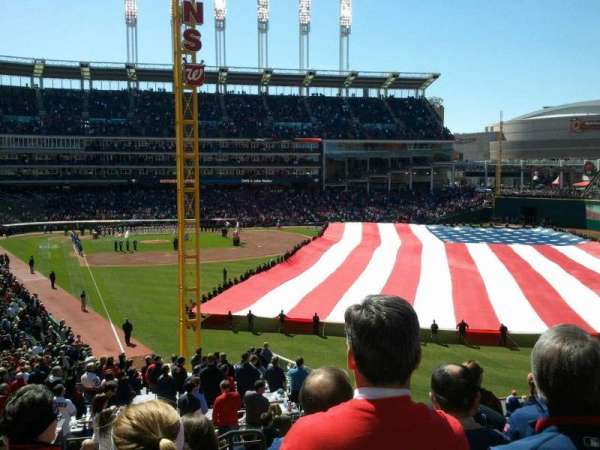 Progressive Field, section: 316, row: g, seat: 16