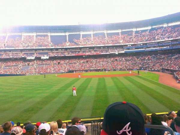 Turner Field, section: 136L, row: 25, seat: 1