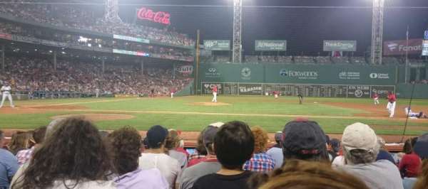 Fenway Park, section: Field Box 31, row: F, seat: 3