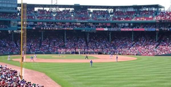 Fenway Park, section: Grandstand 4, row: 4, seat: 5