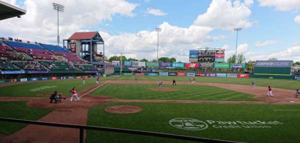 McCoy Stadium, section: 4, row: C, seat: 8