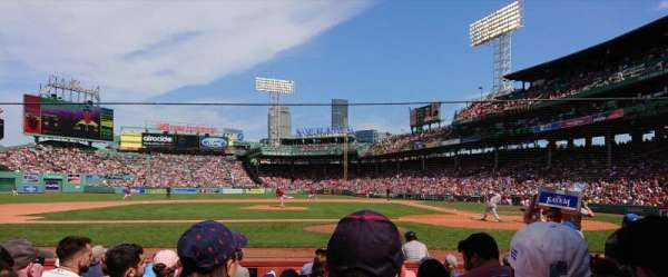 Fenway Park, section: Field Box 56, row: G, seat: 3