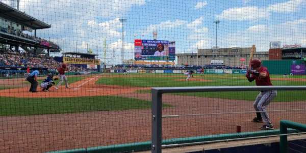 Dunkin' Park, section: 109, row: B, seat: 1