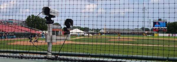 Campanelli Stadium, section: 107, row: D, seat: 4