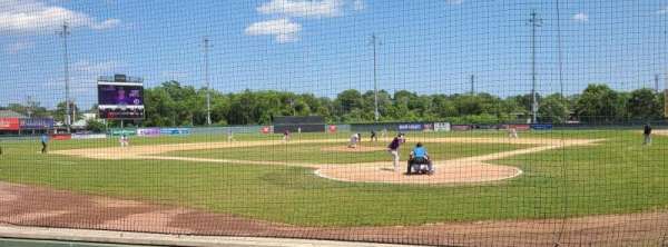 Campanelli Stadium, section: 111, row: F, seat: 1