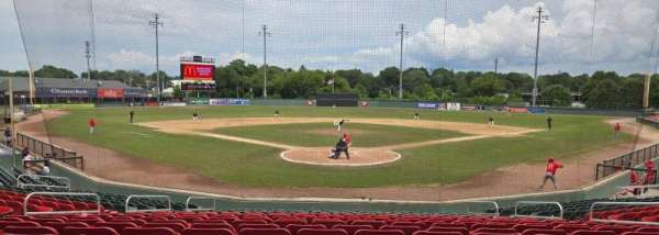 Campanelli Stadium, section: 110, row: R, seat: 13